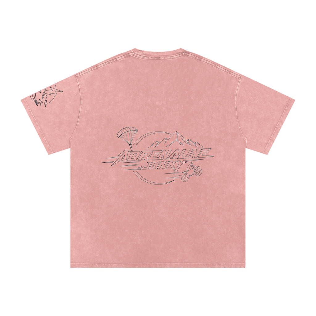 Snow washed adrenaline junky shirt