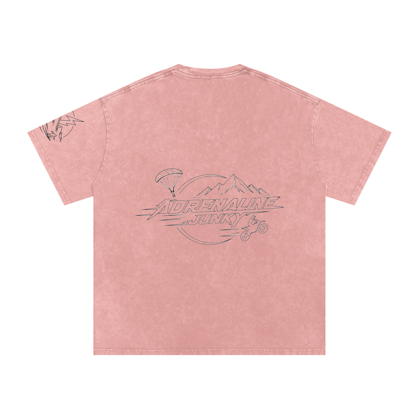 Snow washed adrenaline junky shirt