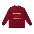 embroided attitude Long-Sleeve T-Shirt