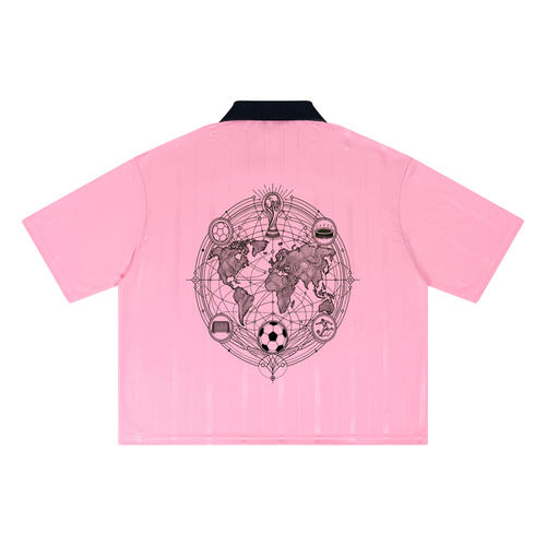ENGLAND FOOTBALL Unisex Striped Boxy Soccer Jersey