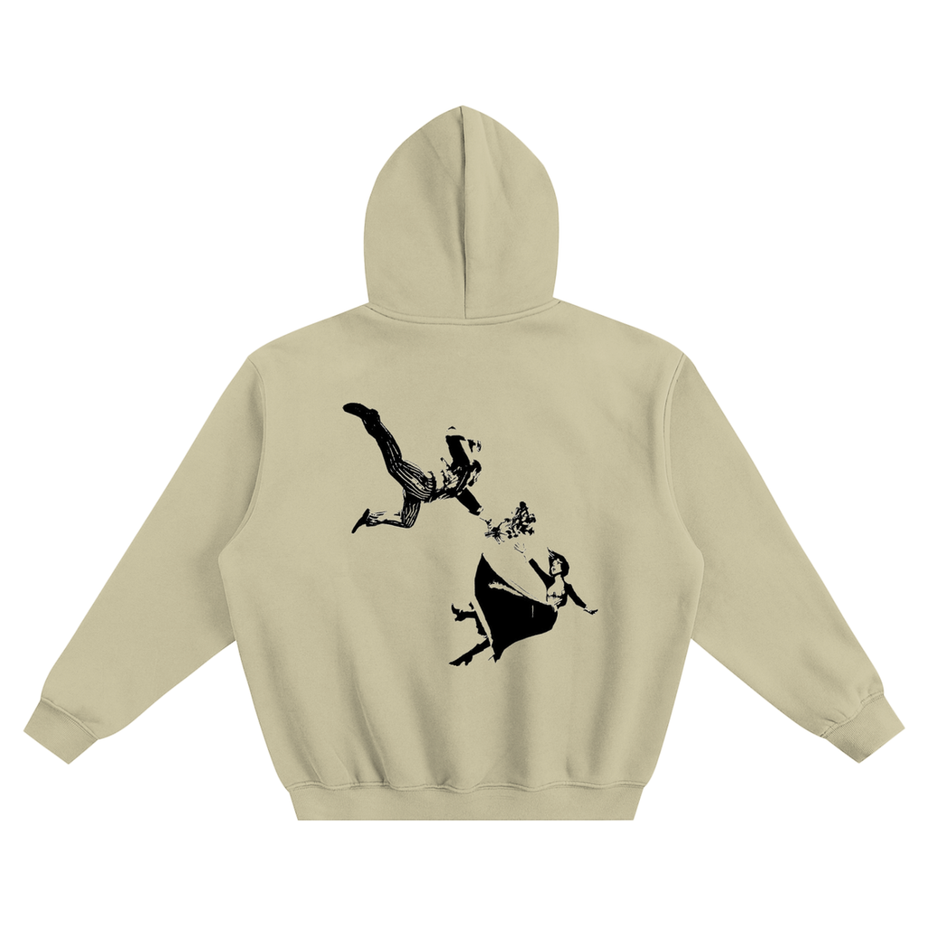 Falling boxed hoodie