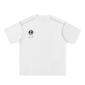 Oversized Contrast-Stitched Cotton Tee
