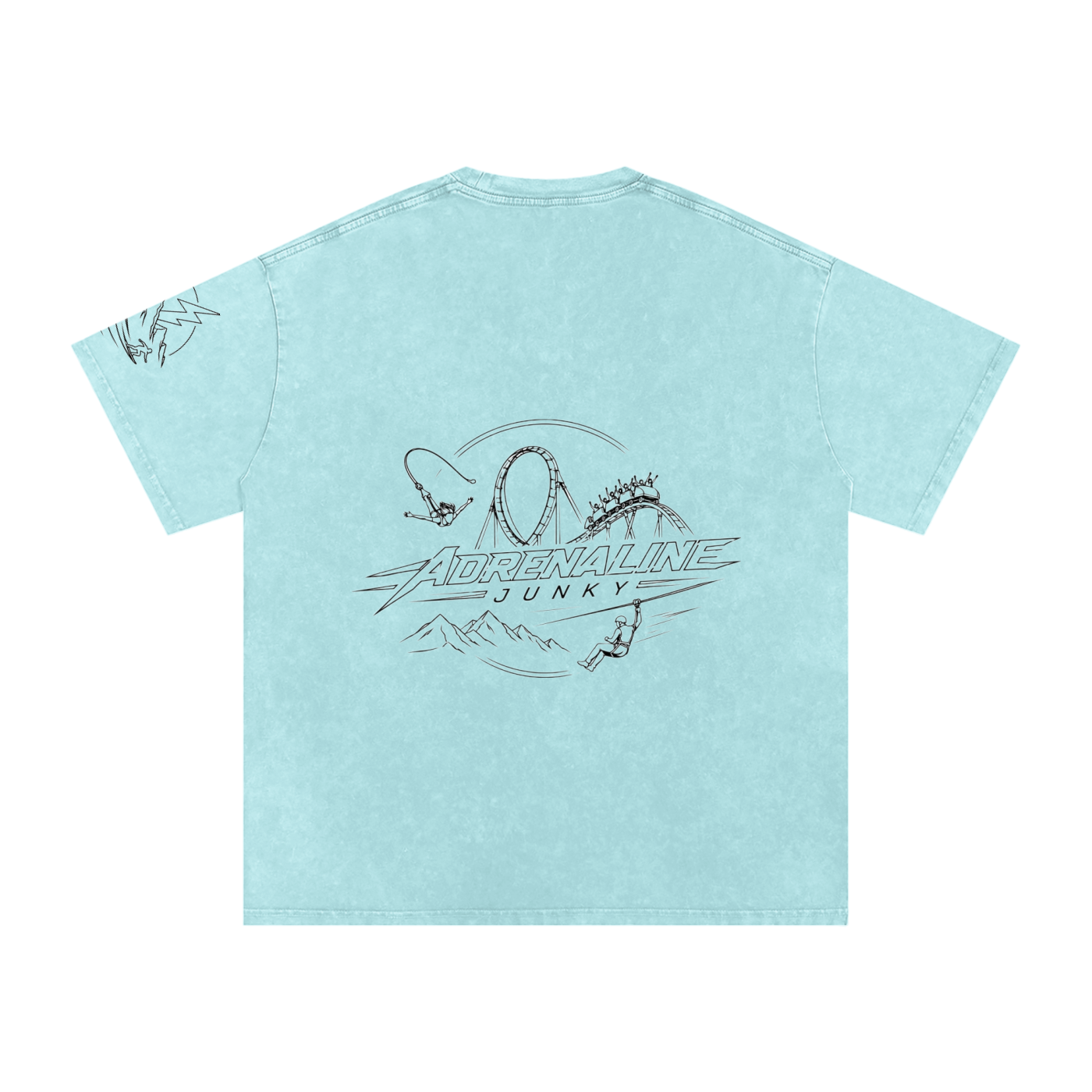 Snow washed adrenaline junky shirt