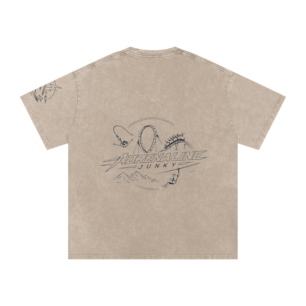Snow washed adrenaline junky shirt
