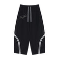 Unisex Wide Leg Piping Sweatpants