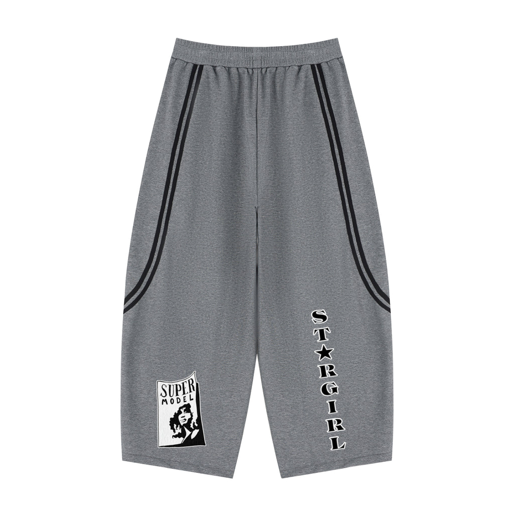 Unisex Wide Leg Piping Sweatpants