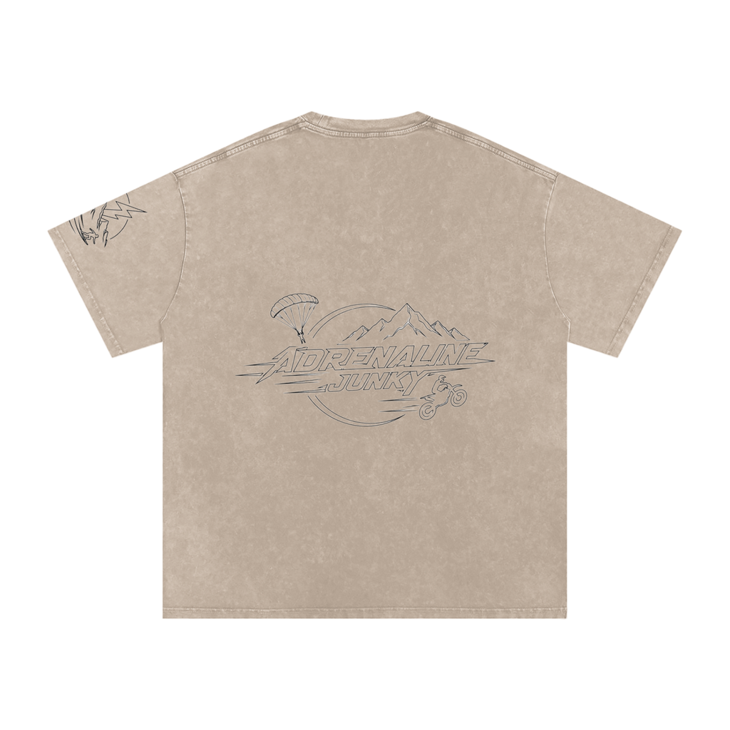 Snow washed adrenaline junky shirt