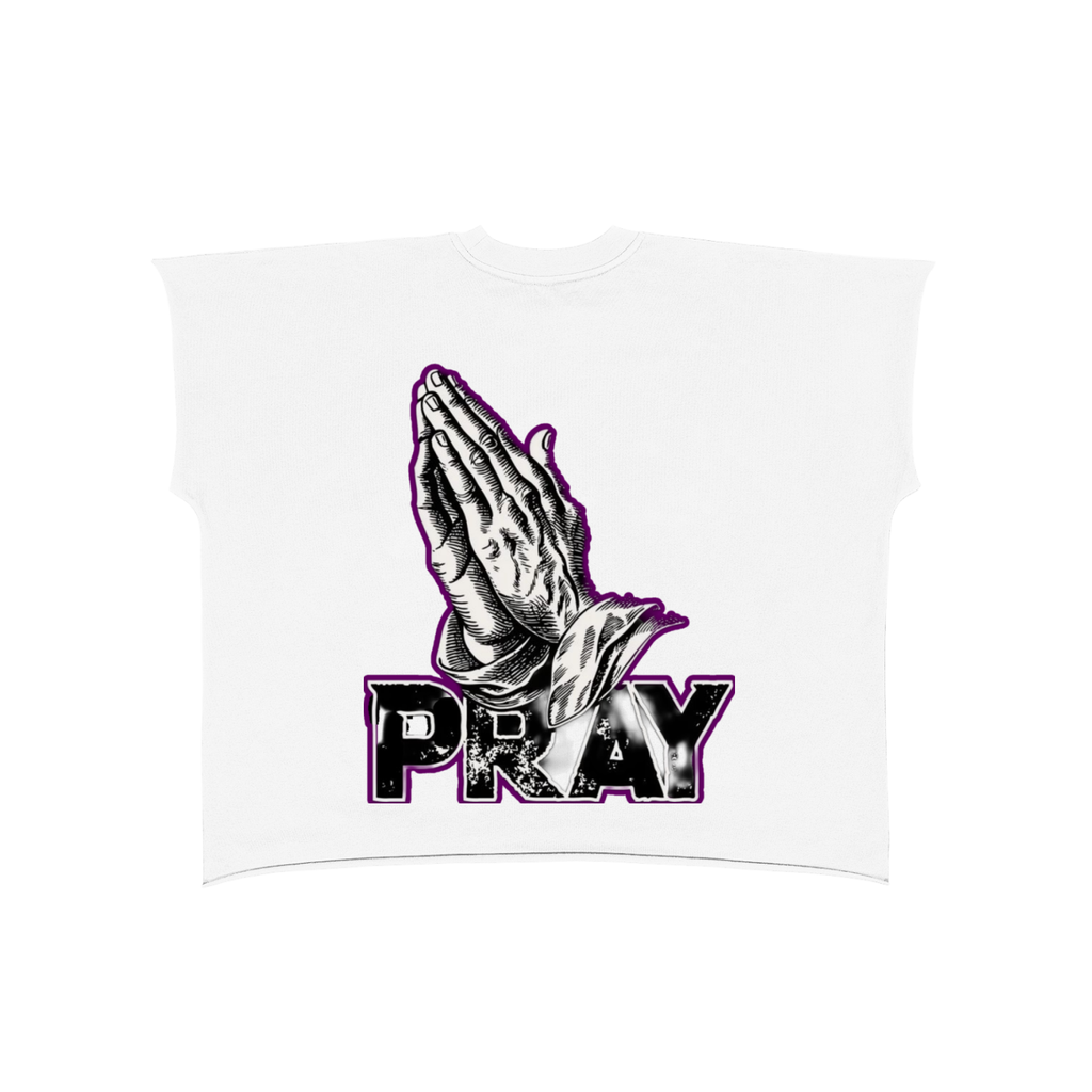 Raw Edge Boxy Non-Shrink T-Shirt