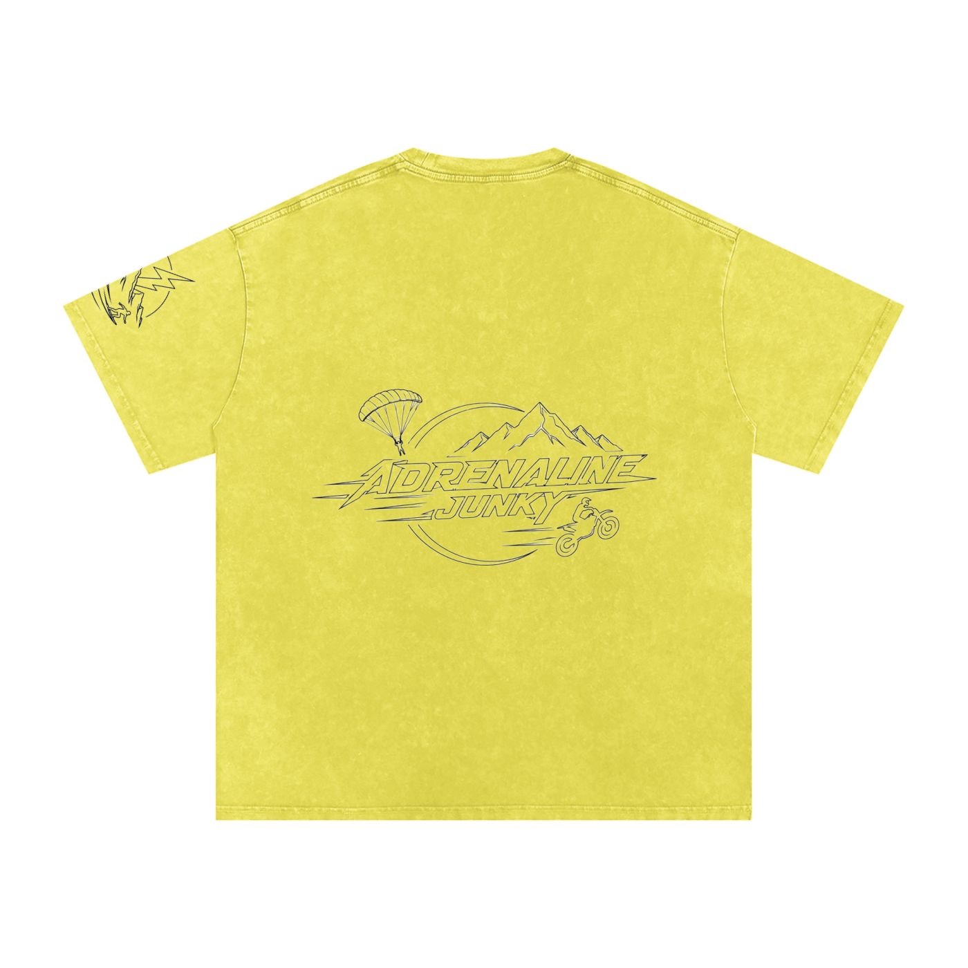 Snow washed adrenaline junky shirt