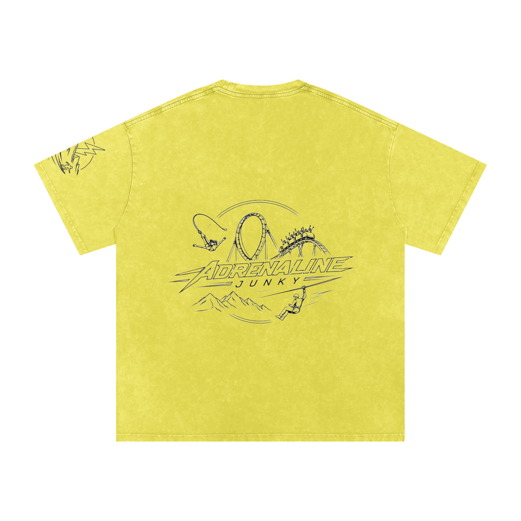 Snow washed adrenaline junky shirt