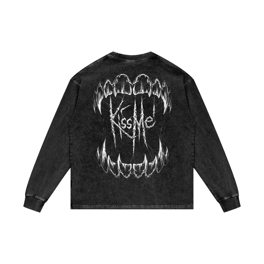 Oversized kiss me Long Sleeve