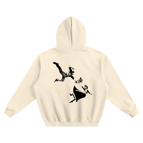 Falling boxed hoodie