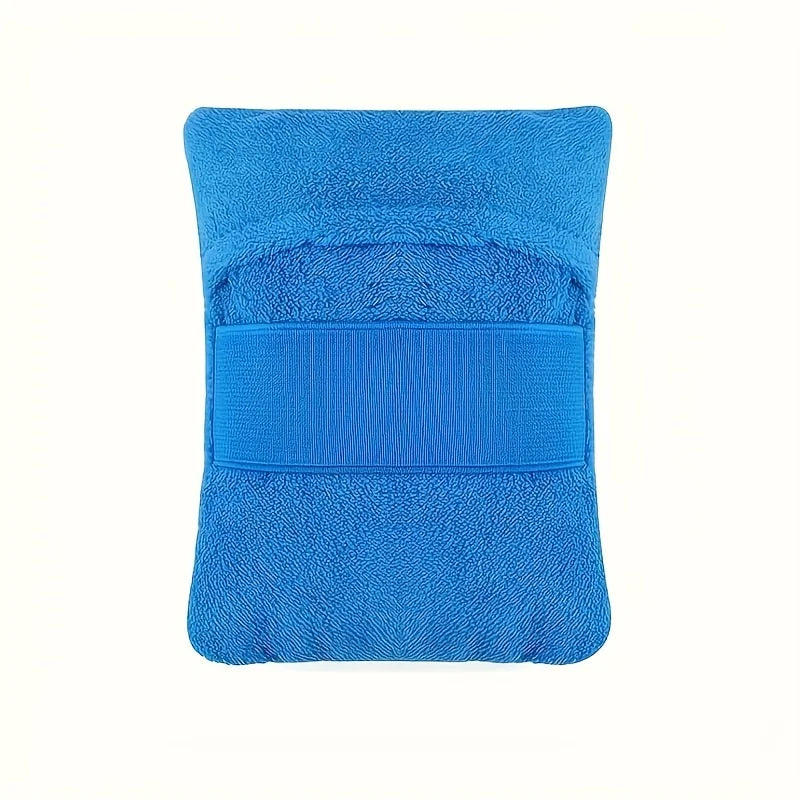 Portable Beach Sand Removal Cleaning Tool, Soft Fabric Compact Design, Blue Summer Accessory for Travel Vacation Camping Outdoor