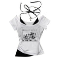 My Hero Academia crop top gothic  summer shoujo girl style harajuku gyaru coquette 2000s teens tshirt