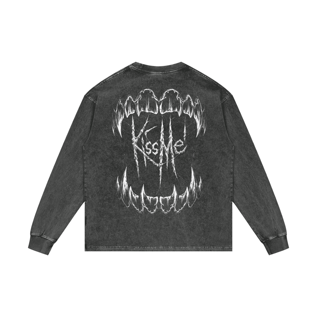 Oversized kiss me Long Sleeve