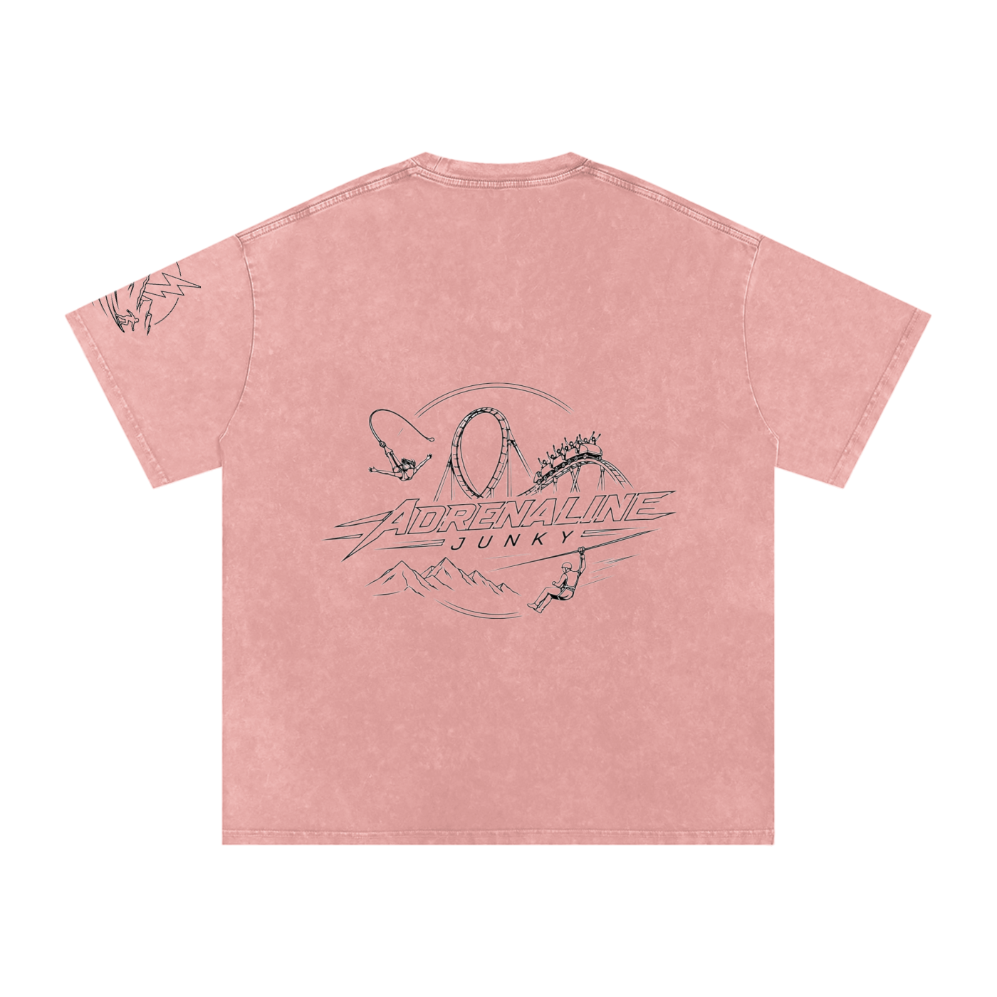 Snow washed adrenaline junky shirt
