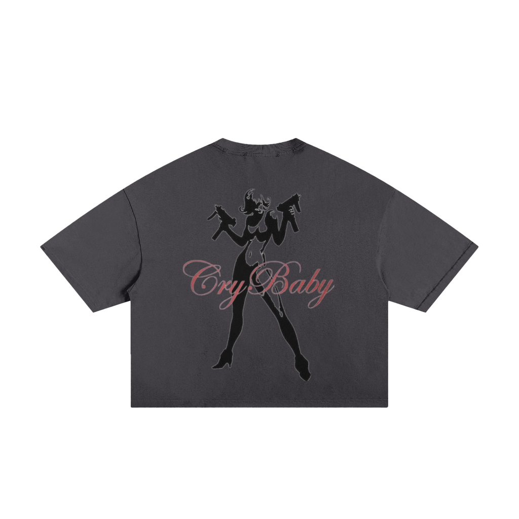 Cry baby Classic Frayed Boxy Tee