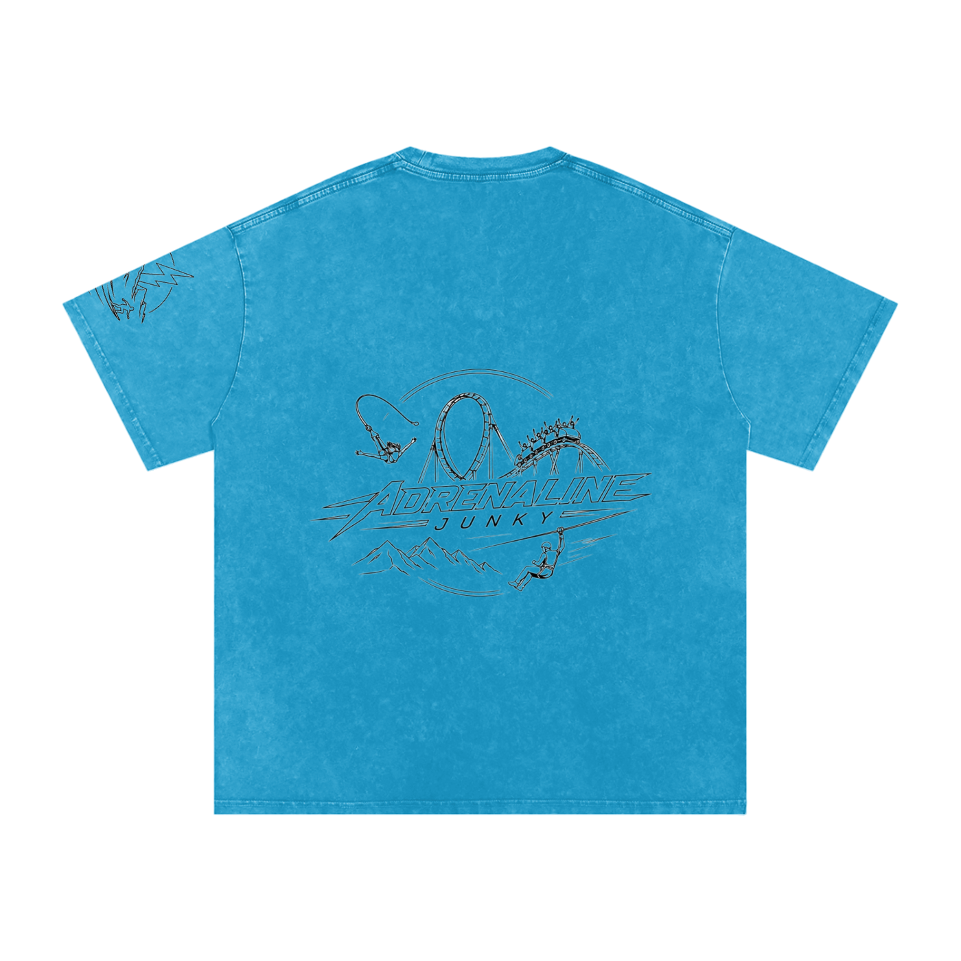 Snow washed adrenaline junky shirt