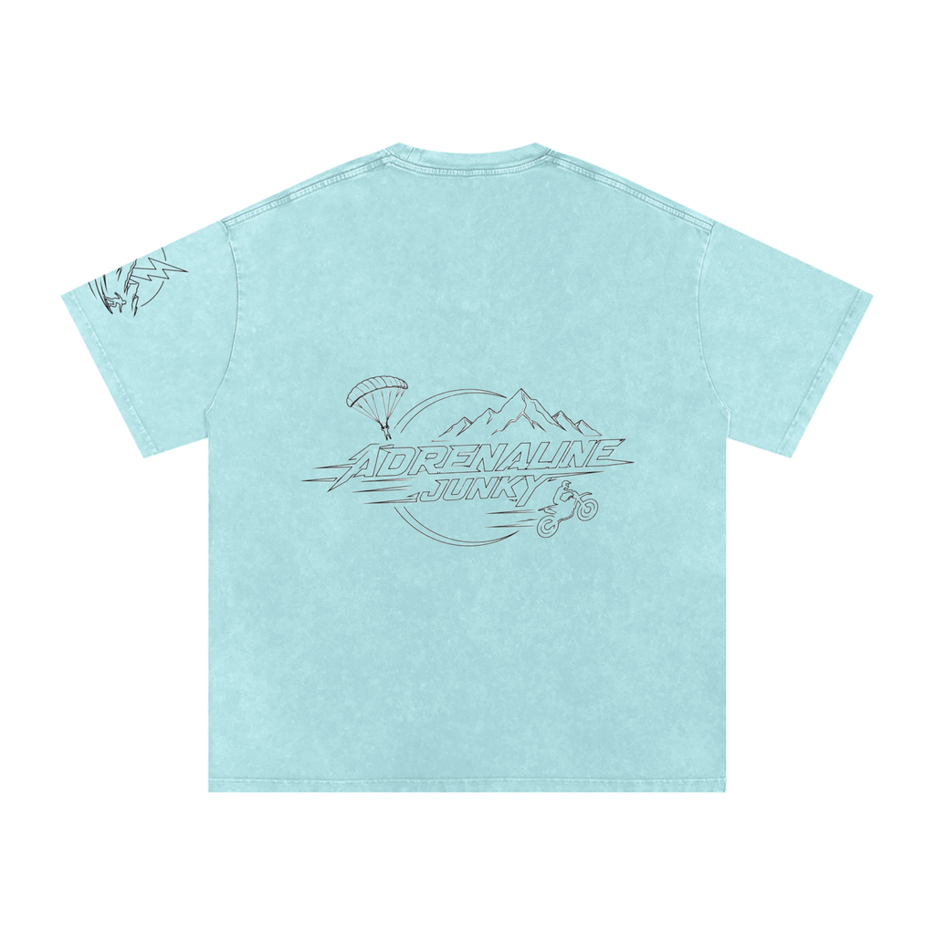 Snow washed adrenaline junky shirt