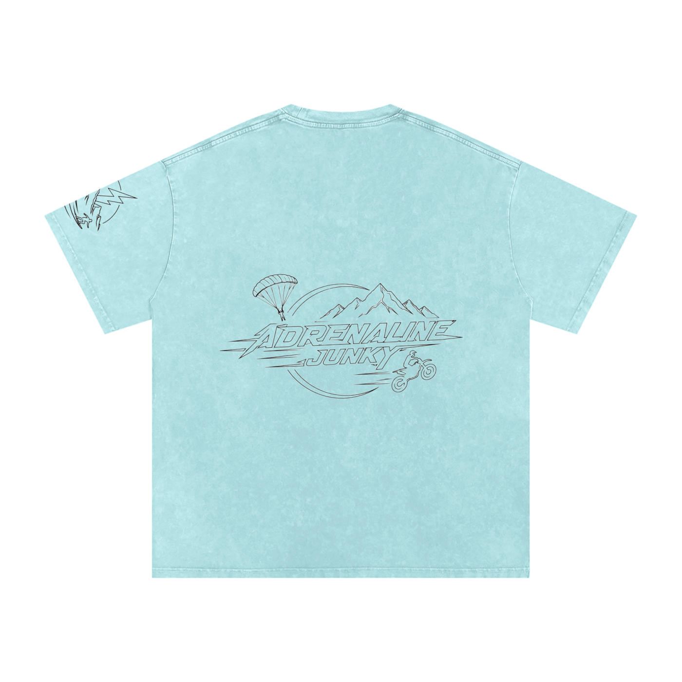 Snow washed adrenaline junky shirt