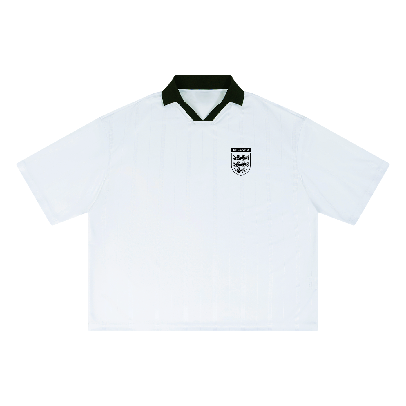 ENGLAND FOOTBALL Unisex Striped Boxy Soccer Jersey