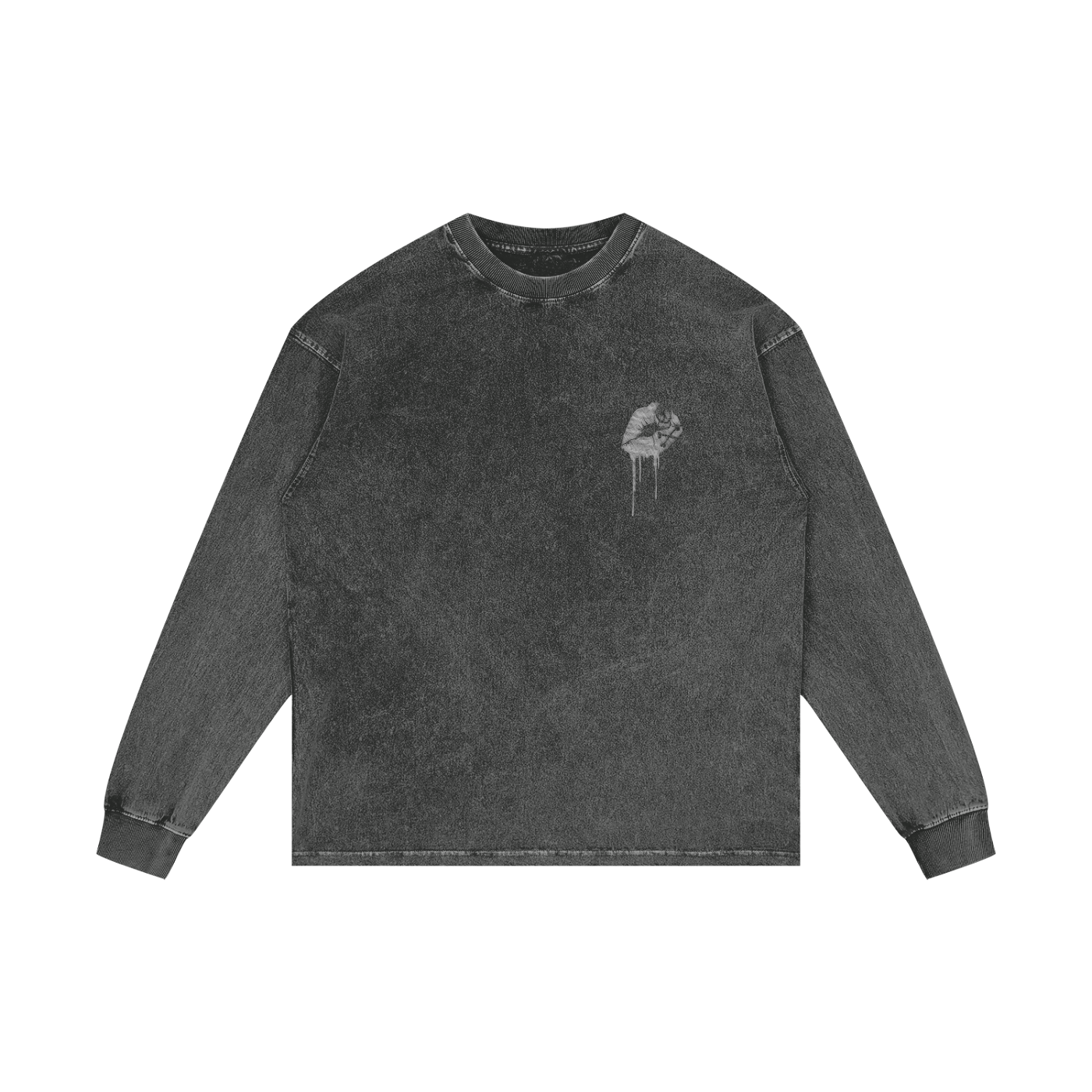 Oversized kiss me Long Sleeve