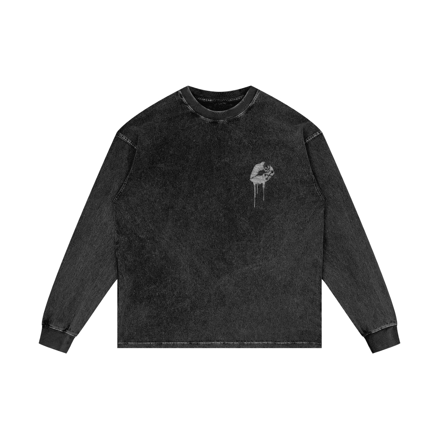Oversized kiss me Long Sleeve