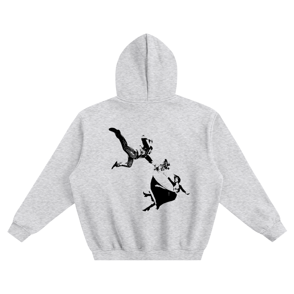 Falling boxed hoodie